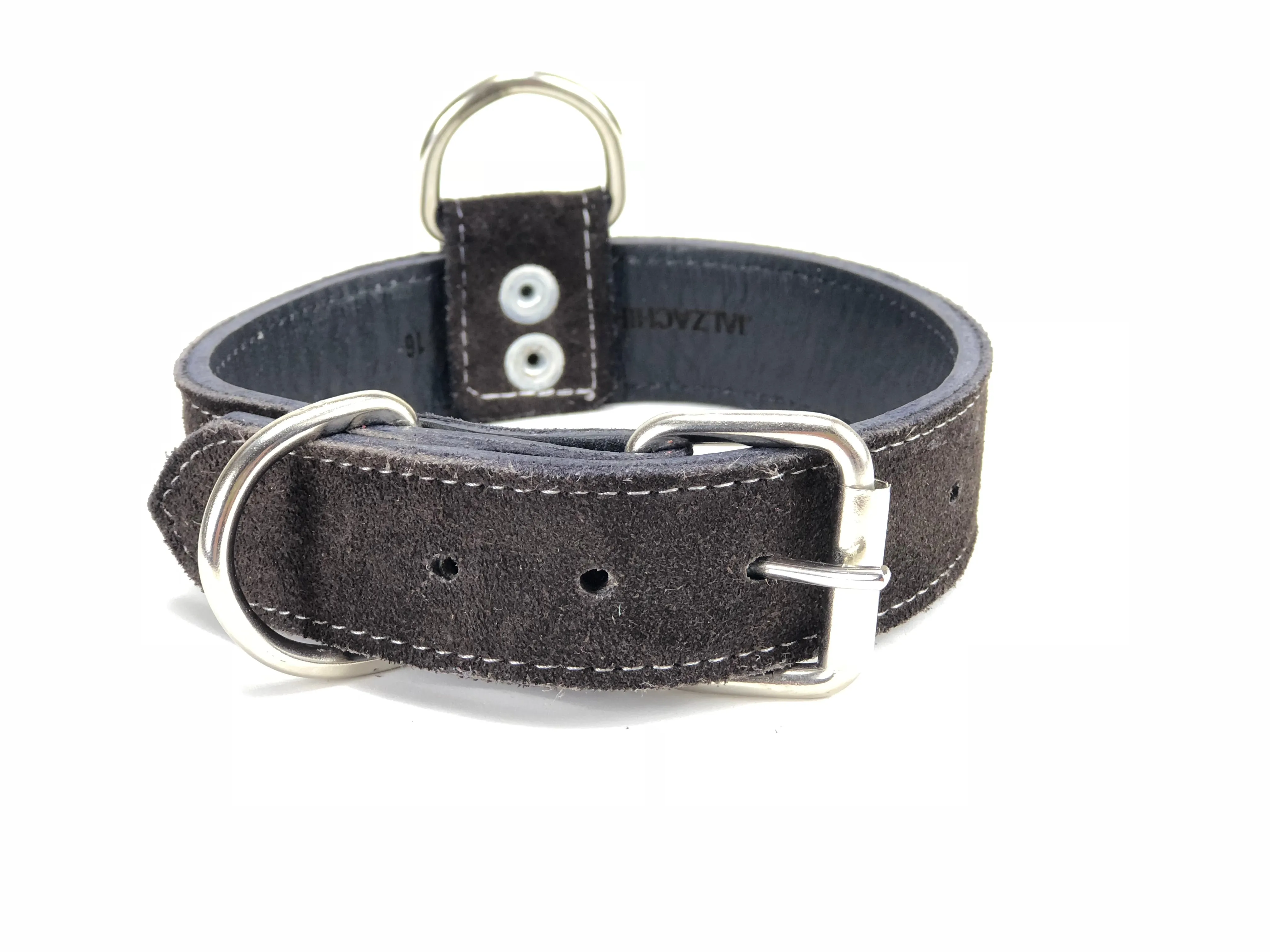 Brown Suede Dog Collar DC73