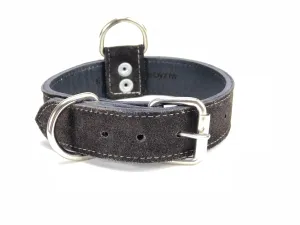 Brown Suede Dog Collar DC73