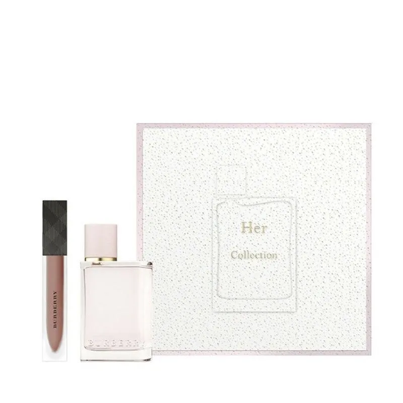 Burberry Burberry Her for Women EDP 50ml   6ml Liquid Lip Velvet Fawn Set