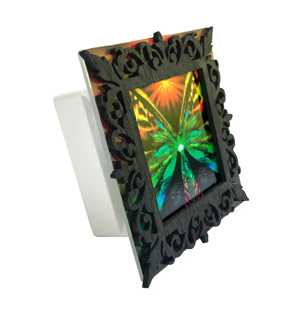 Butterfly Angel Wings Night Light, Visionary Art Small Table Lamp - "The Butterfly Effect"