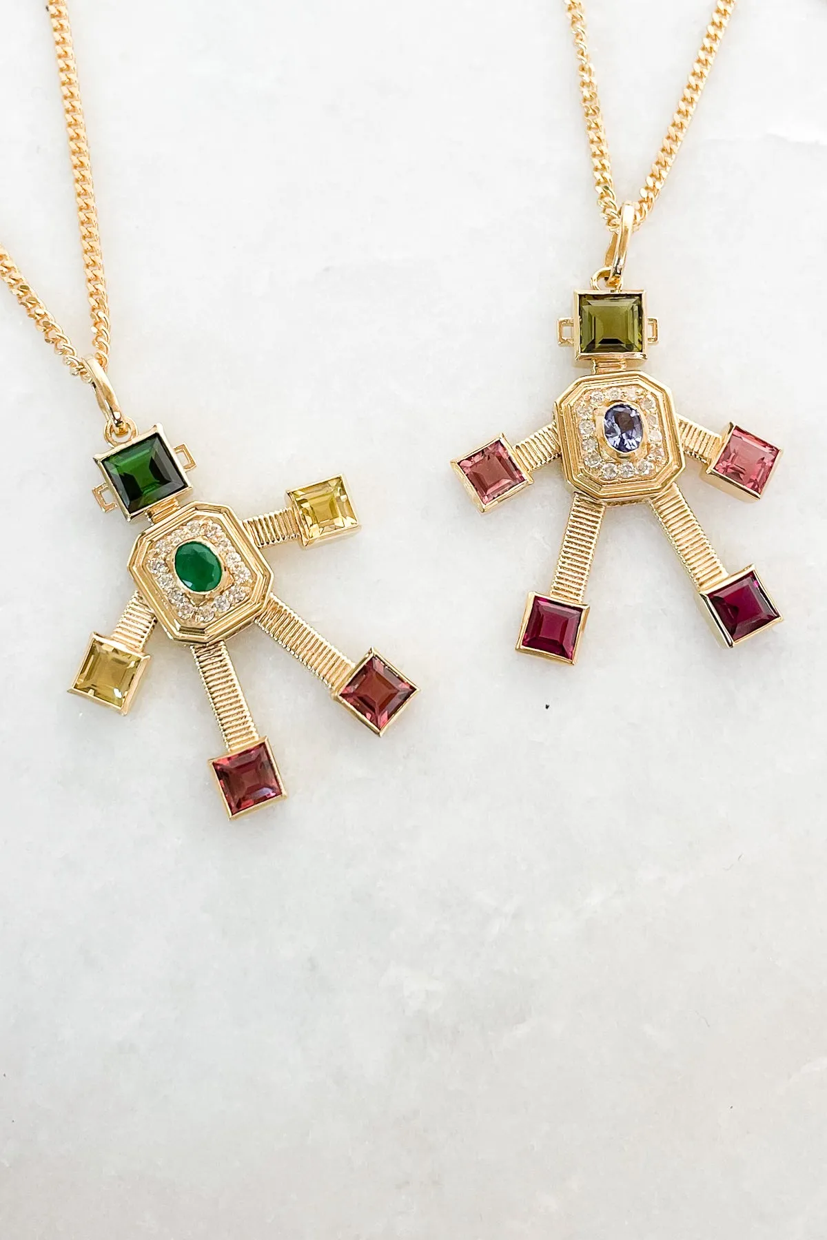 Cabaret Robot Necklace