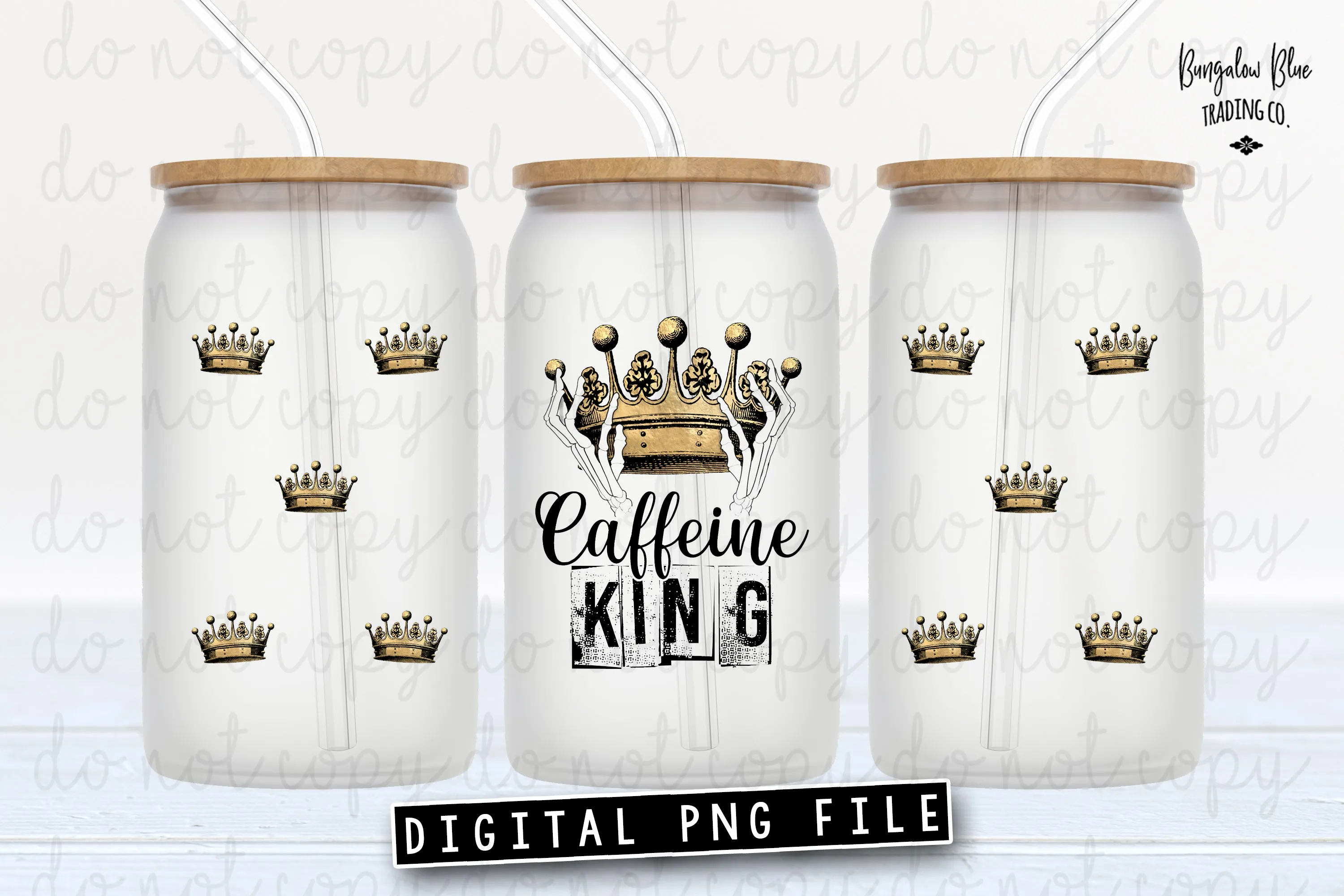 Caffeine King Skellie Digital Download