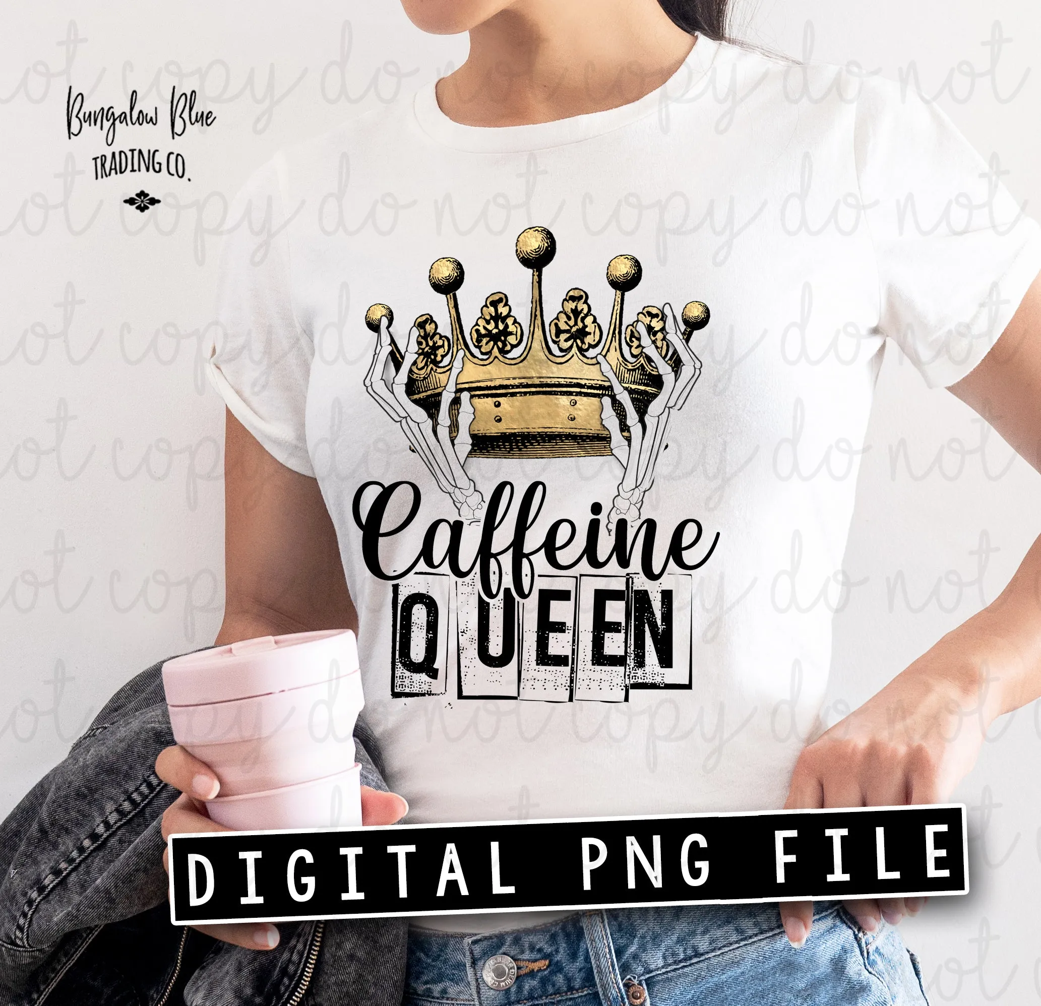 Caffeine Queen Skellie Digital Download