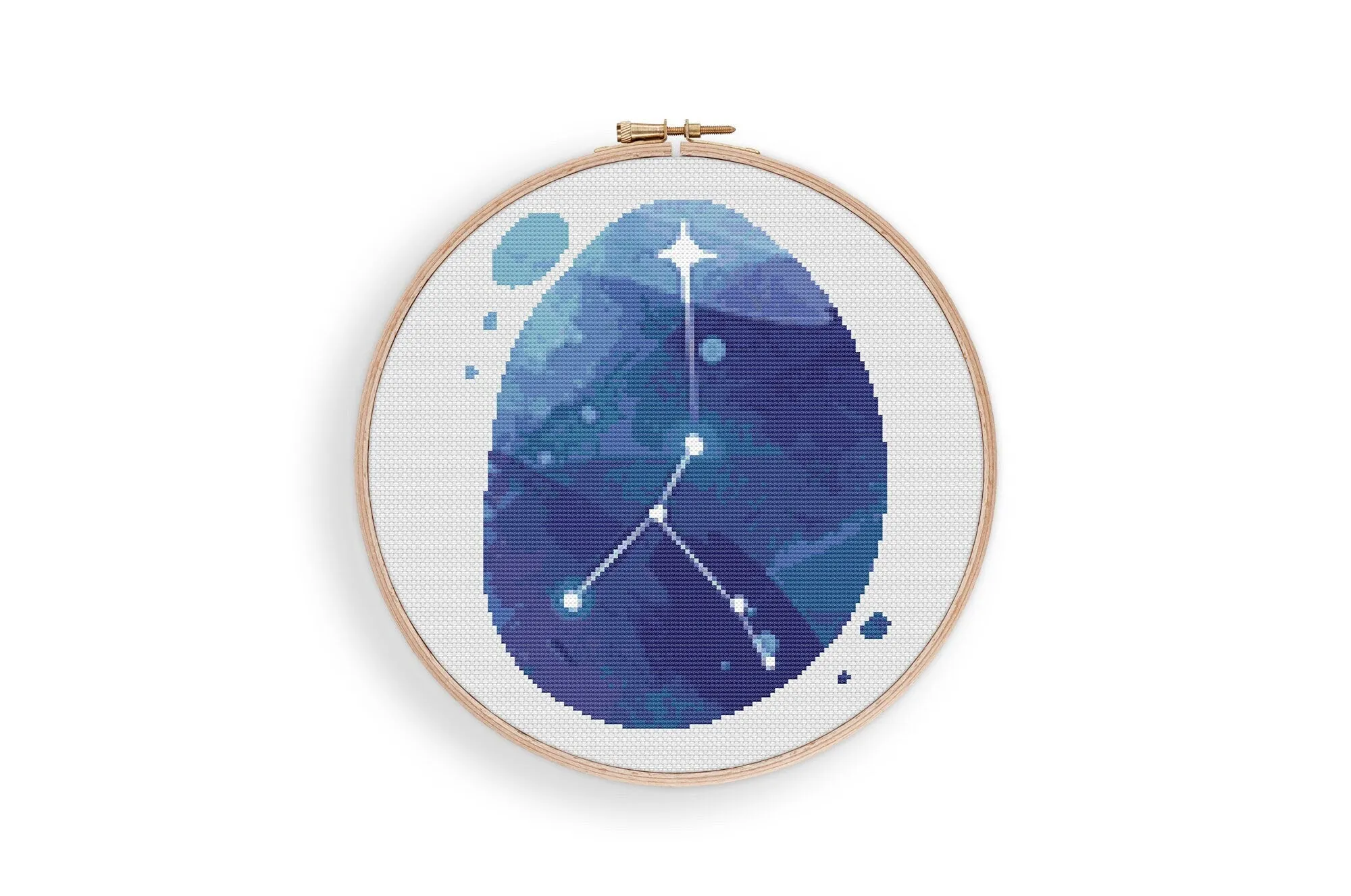 Cancer Zodiac Cross Stitch Pattern #1249