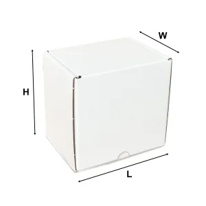 Candle Box - 134x110x140mm (100pcs) - White Die-Cut Boxes