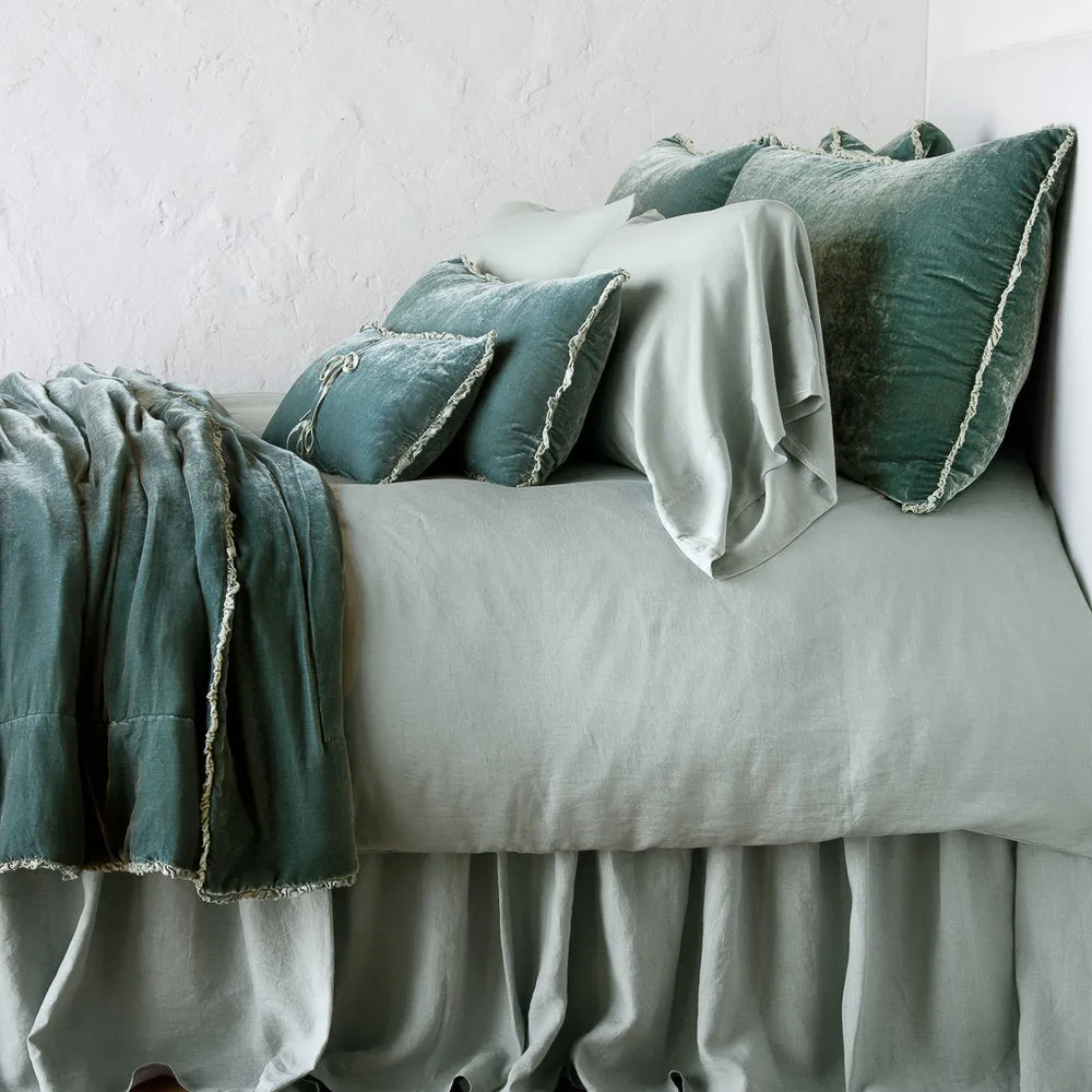 Carmen Bed End Blanket - Eucalyptus