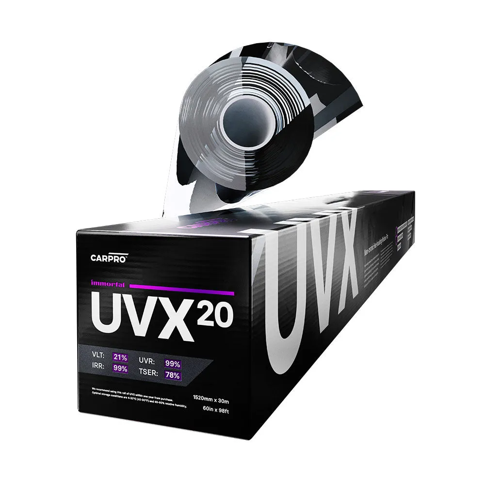 CarPro Immortal UVX70 – Sun Control Window Film, TSER 50%