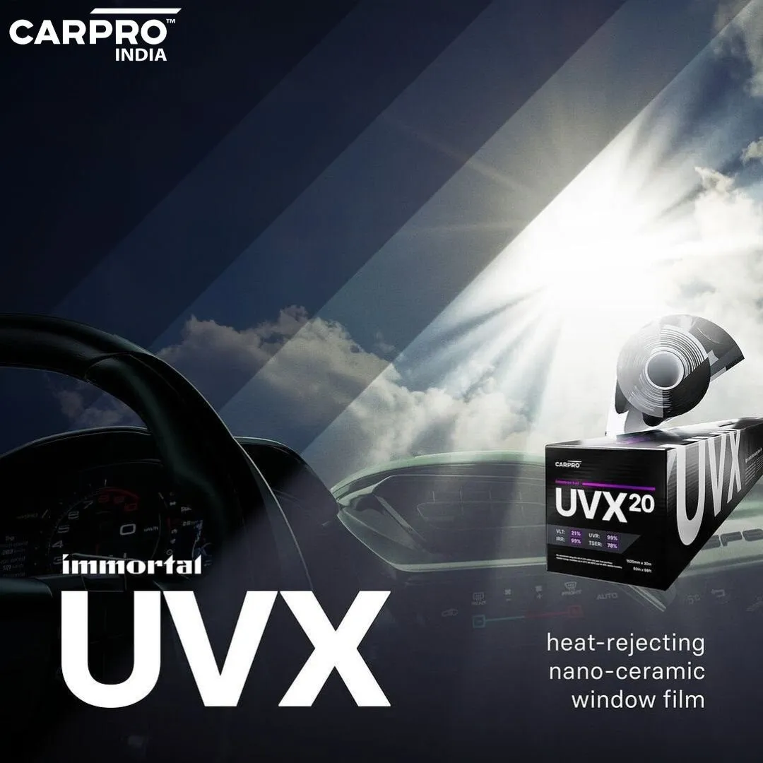 CarPro Immortal UVX70 – Sun Control Window Film, TSER 50%