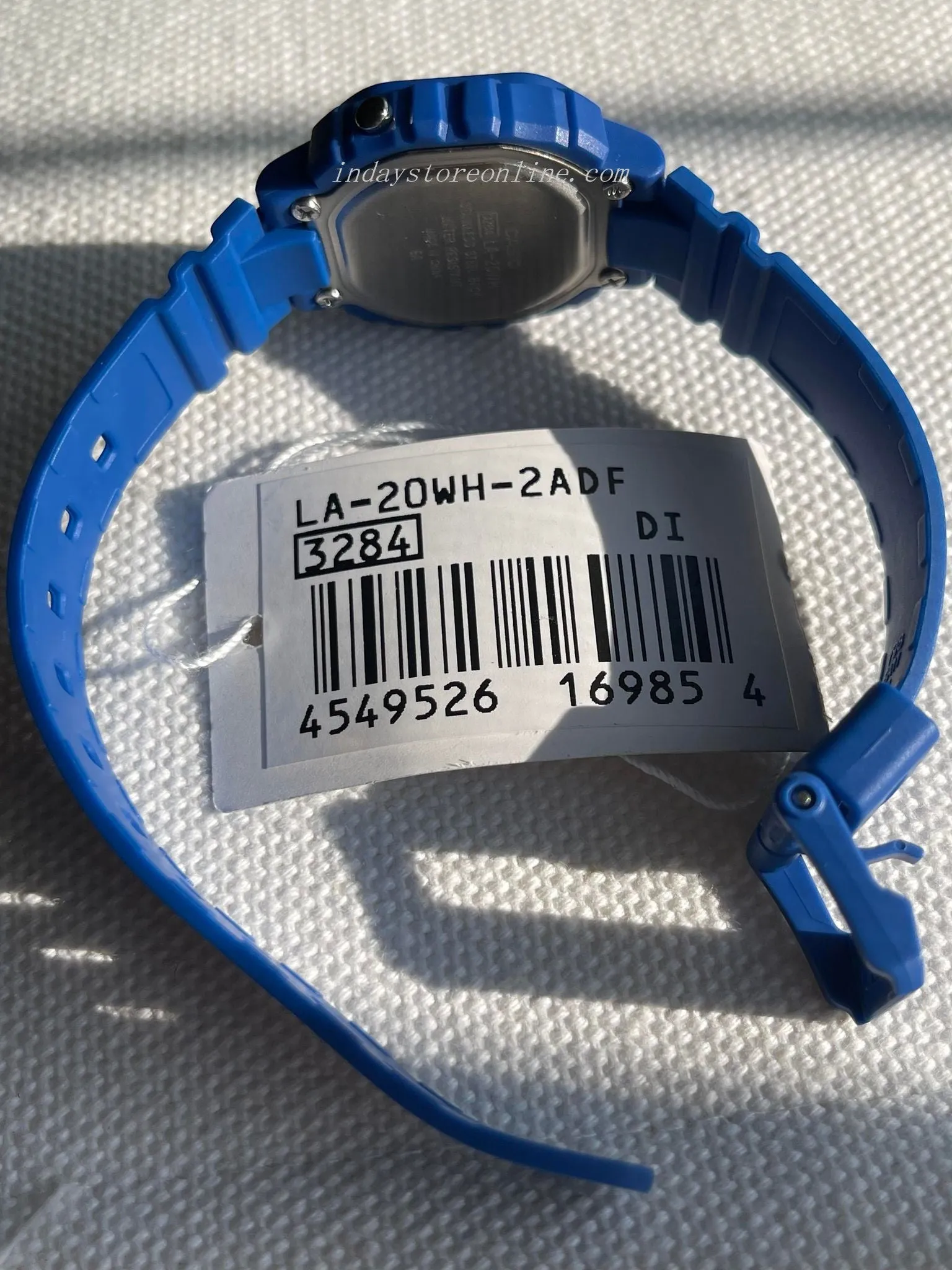 Casio Digital Women's Watch LA-20WH-2A Digital Blue Color Resin Band Resin Glass