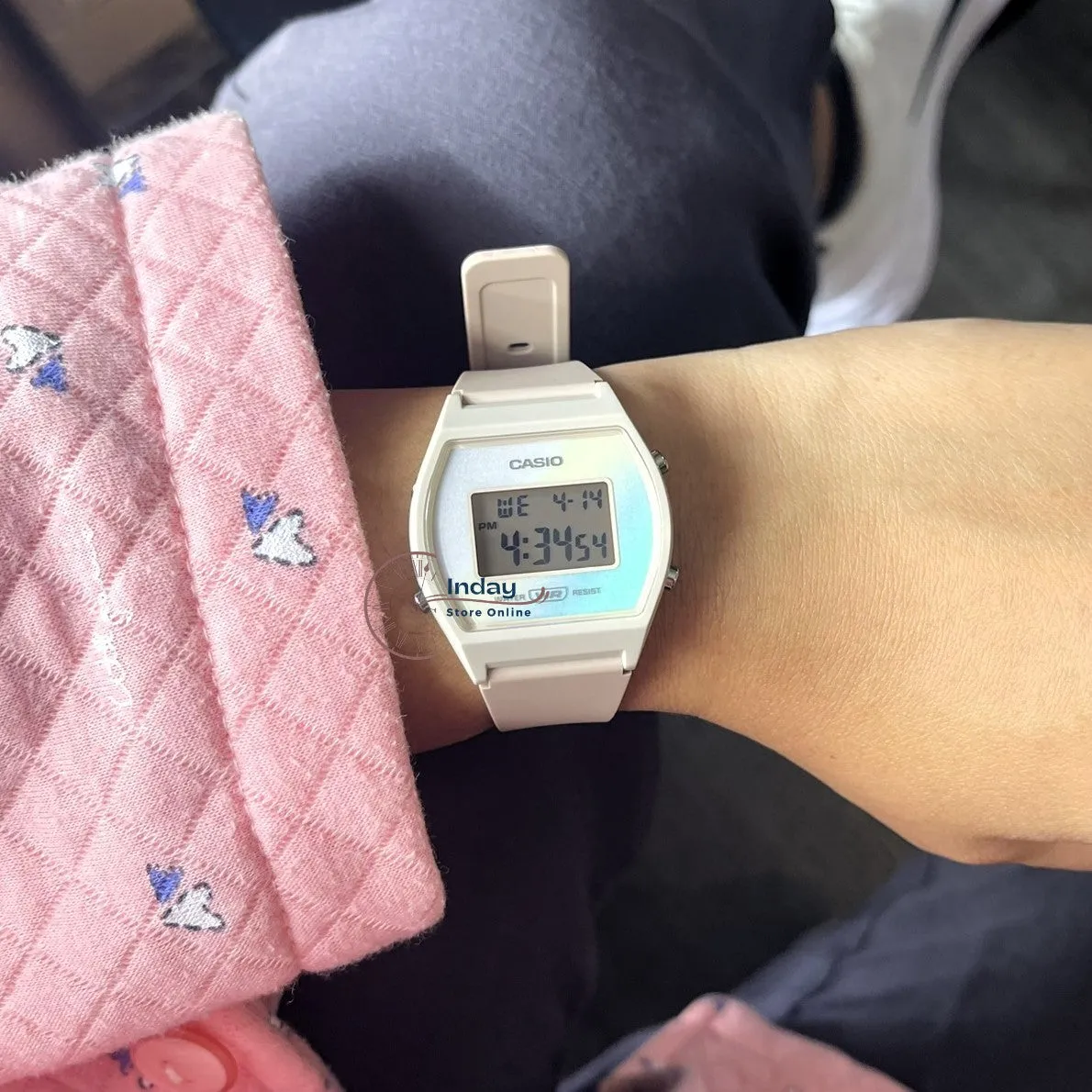 Casio Digital Women's Watch LW-205H-4A Digital Resin Band Resin Glass