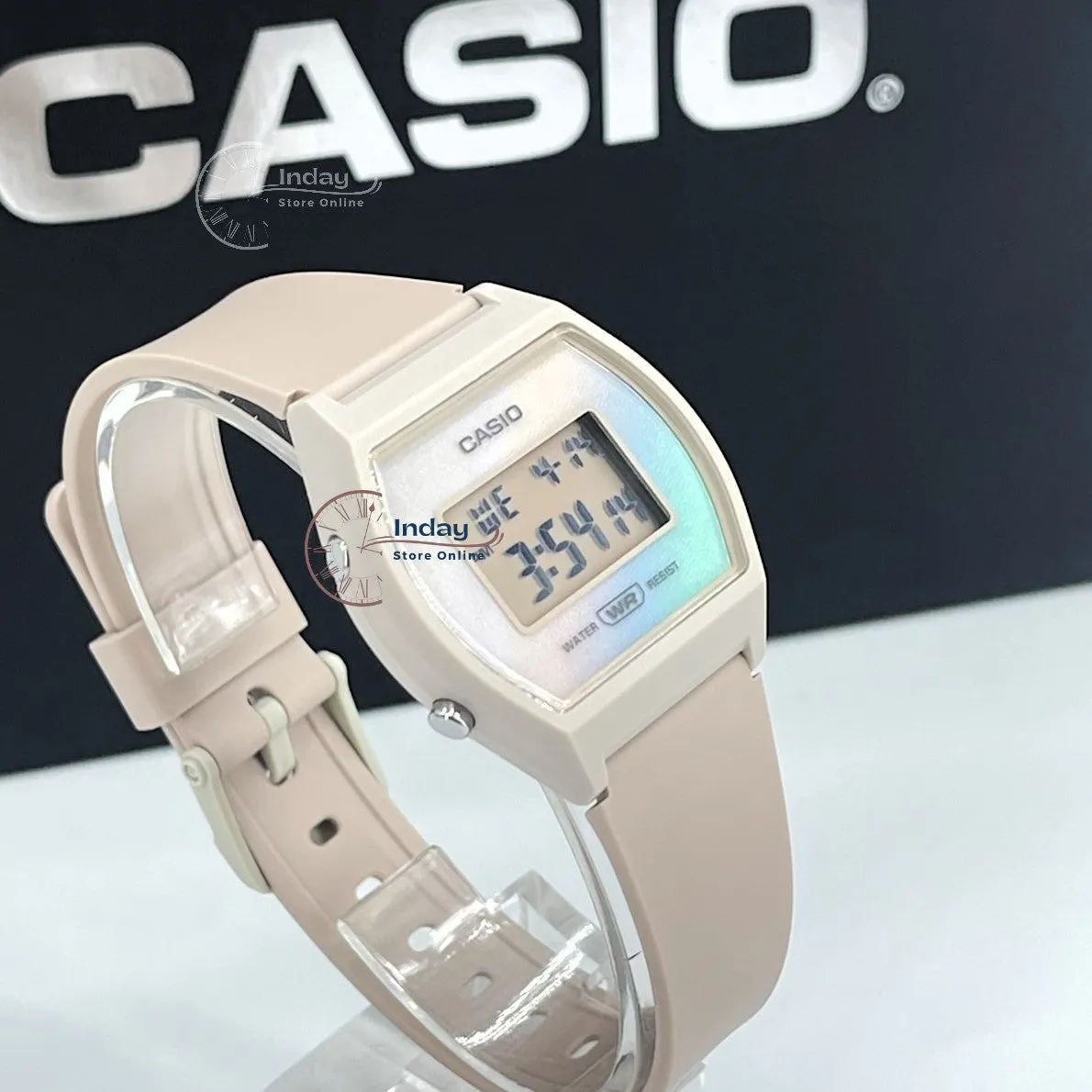 Casio Digital Women's Watch LW-205H-4A Digital Resin Band Resin Glass