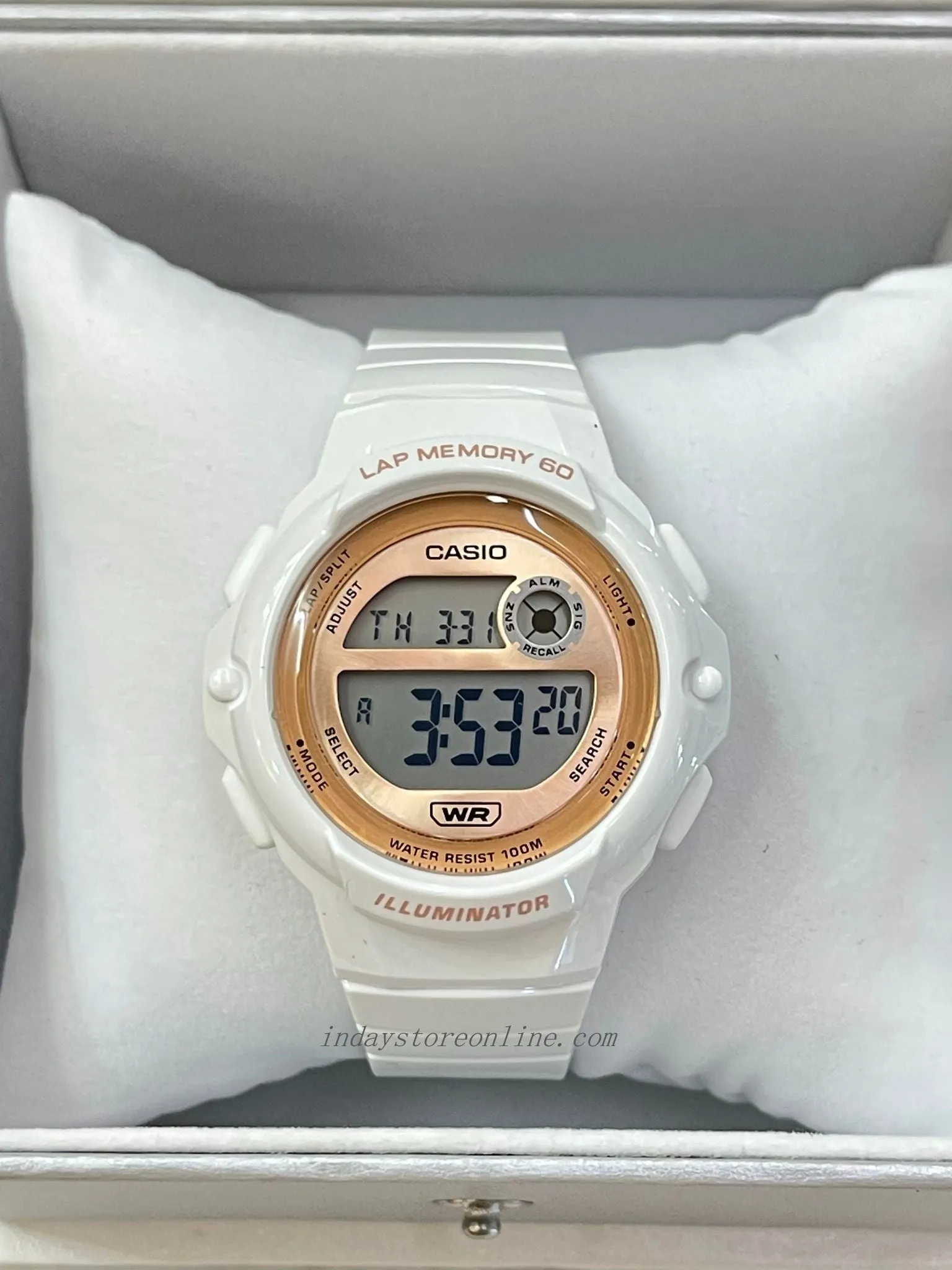 Casio Digital Women's Watch LWS-1200H-7A2 Digital Sporty Design Resin Band Resin Glass