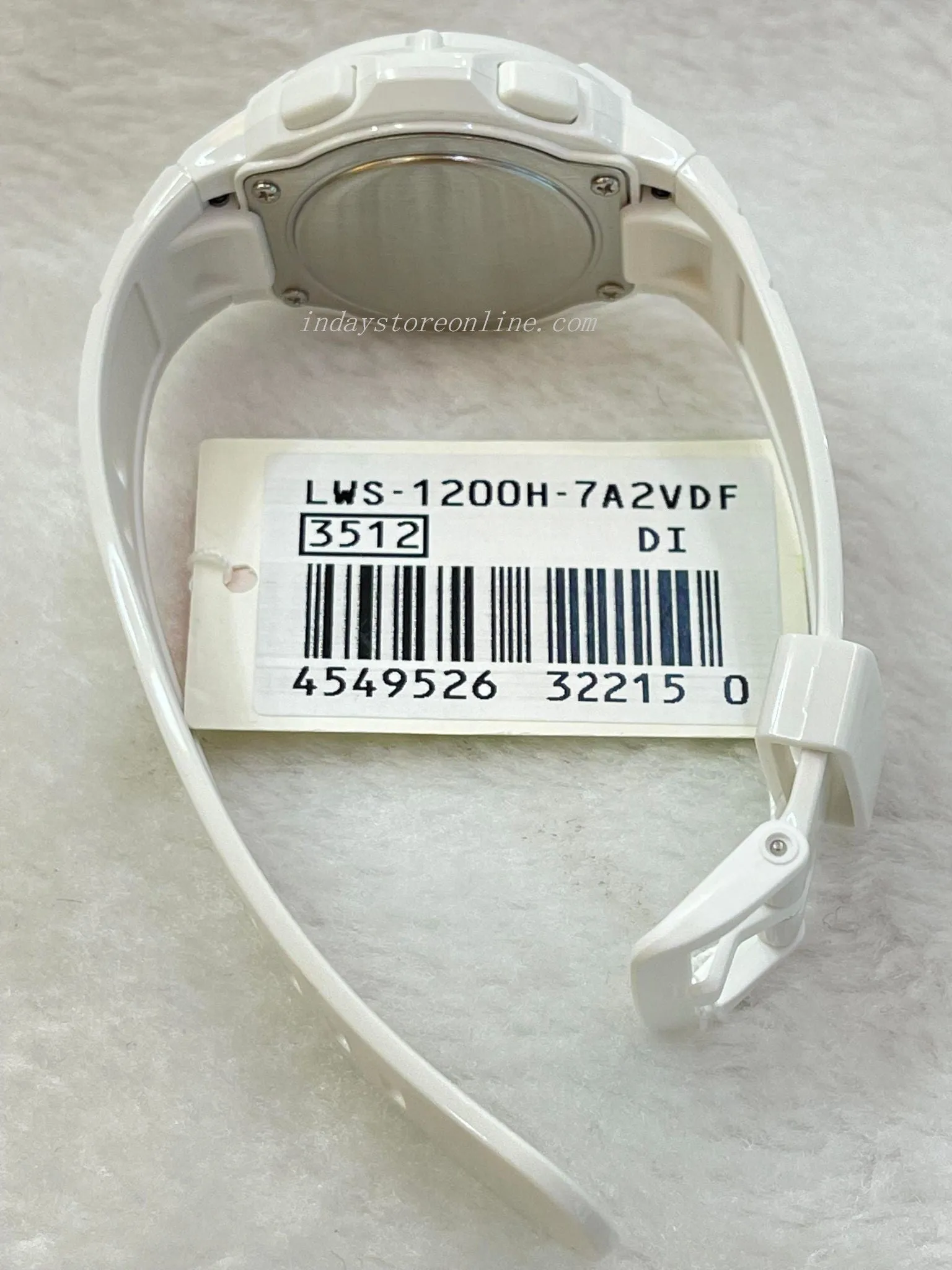 Casio Digital Women's Watch LWS-1200H-7A2 Digital Sporty Design Resin Band Resin Glass