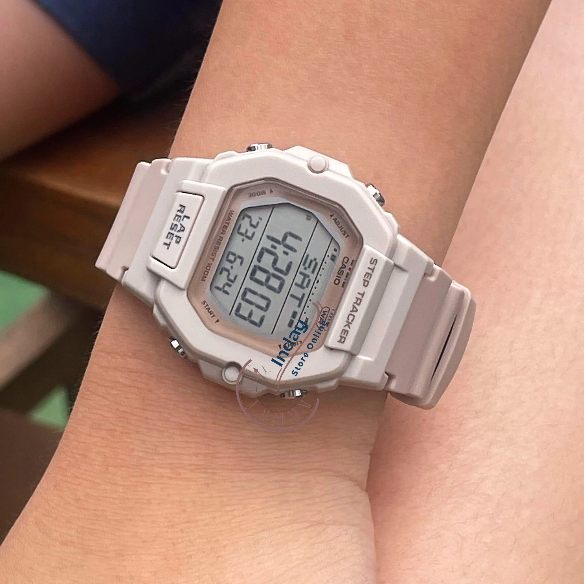 Casio Digital Women's Watch LWS-2200H-4A Pink Color Resin Strap