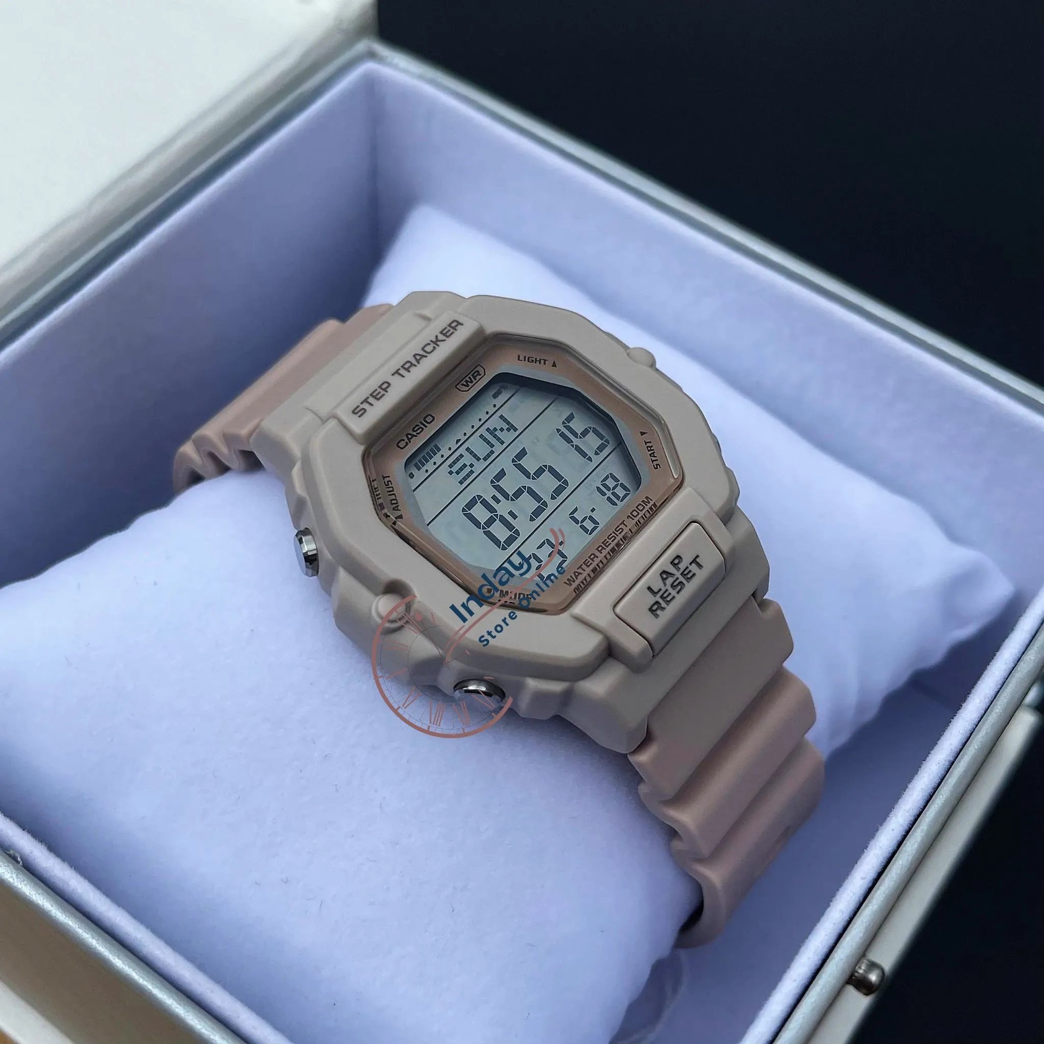 Casio Digital Women's Watch LWS-2200H-4A Pink Color Resin Strap