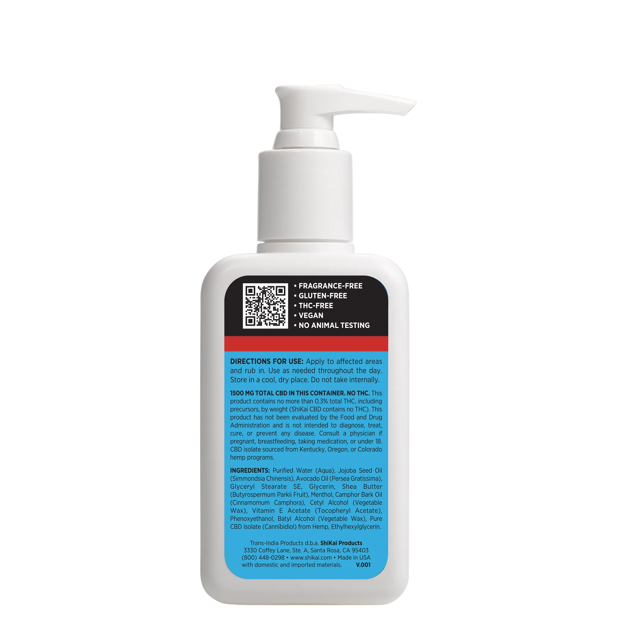 CBD Cream with Menthol - 1500 mg