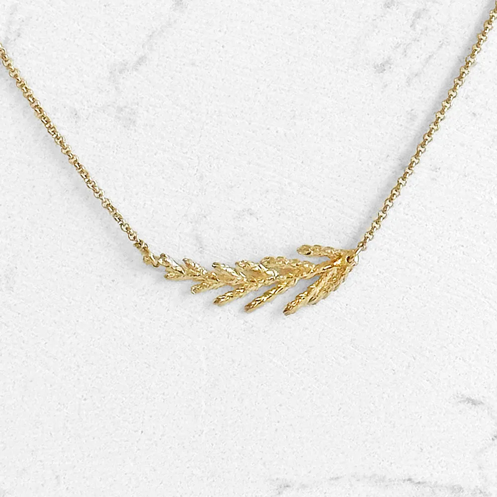 Cedar Sprig Necklace
