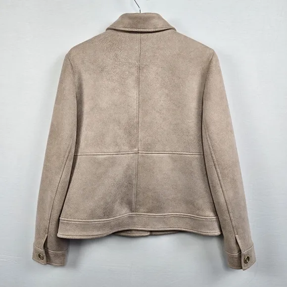 Chico's Faux Suede Jacket Chico's Size 1 - US Size 8/10 Medium