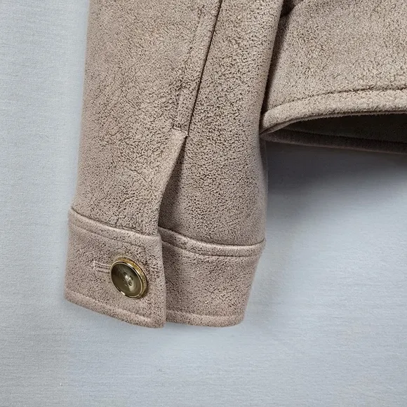 Chico's Faux Suede Jacket Chico's Size 1 - US Size 8/10 Medium