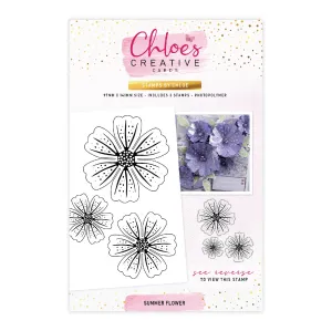Chloes Creative Cards Photopolymer Stamp Set (A6) - Summer Flower