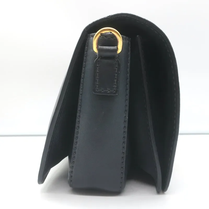 Christian Dior Dio(r)evolution Flap Bag Black Leather Crossbody
