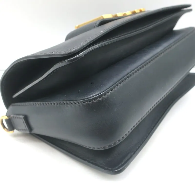 Christian Dior Dio(r)evolution Flap Bag Black Leather Crossbody