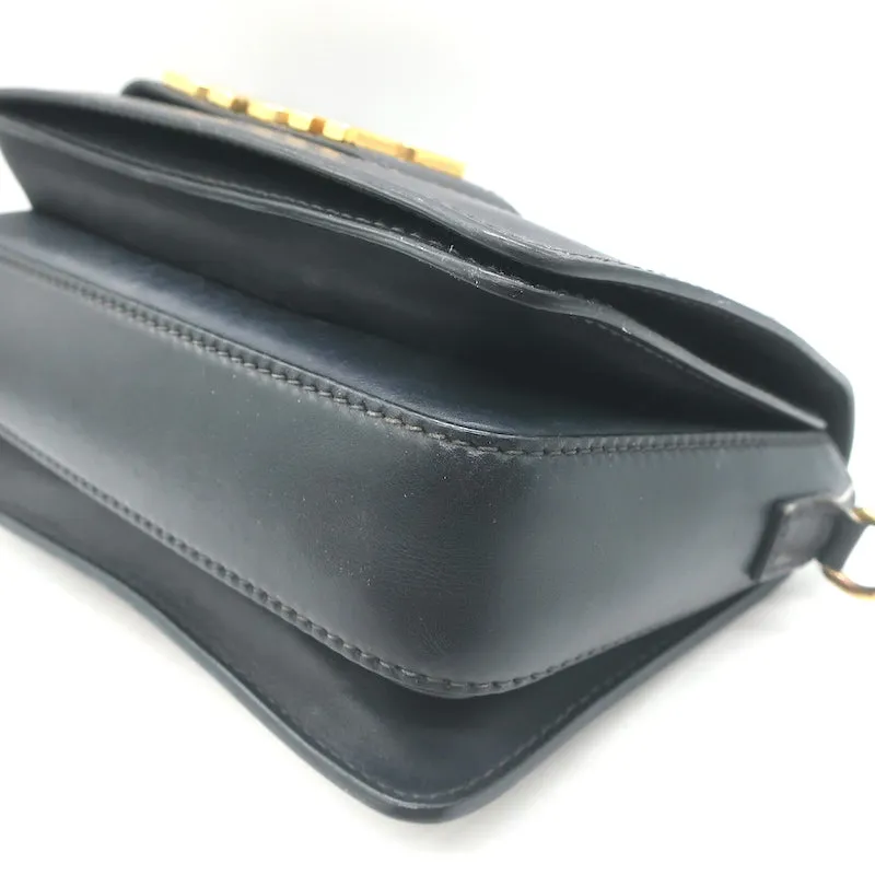 Christian Dior Dio(r)evolution Flap Bag Black Leather Crossbody