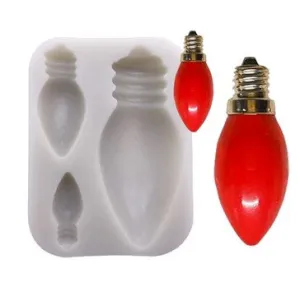 Christmas Lights Silicone Fondant Mould