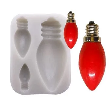 Christmas Lights Silicone Fondant Mould