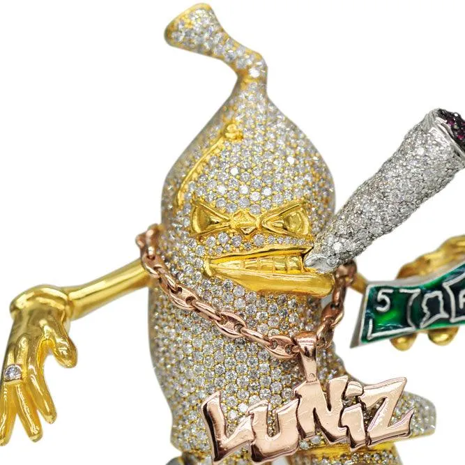 CJOO35 - CUSTOM DIAMOND BOY PENDANT