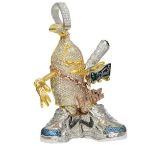 CJOO35 - CUSTOM DIAMOND BOY PENDANT