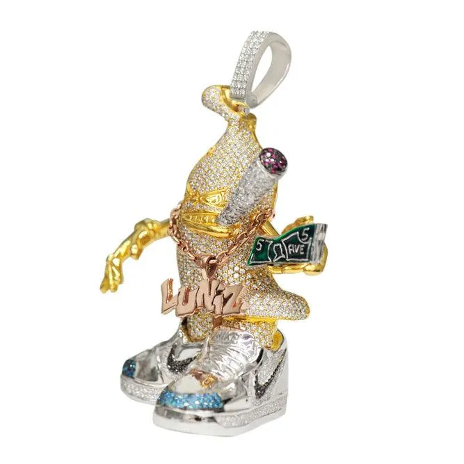 CJOO35 - CUSTOM DIAMOND BOY PENDANT