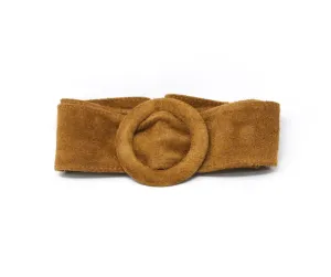 Clara Suede Belt Camel