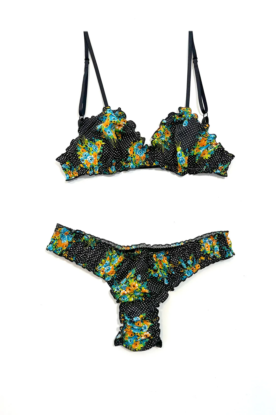 Clare Bare: Oleander Bralette - Belle Floral