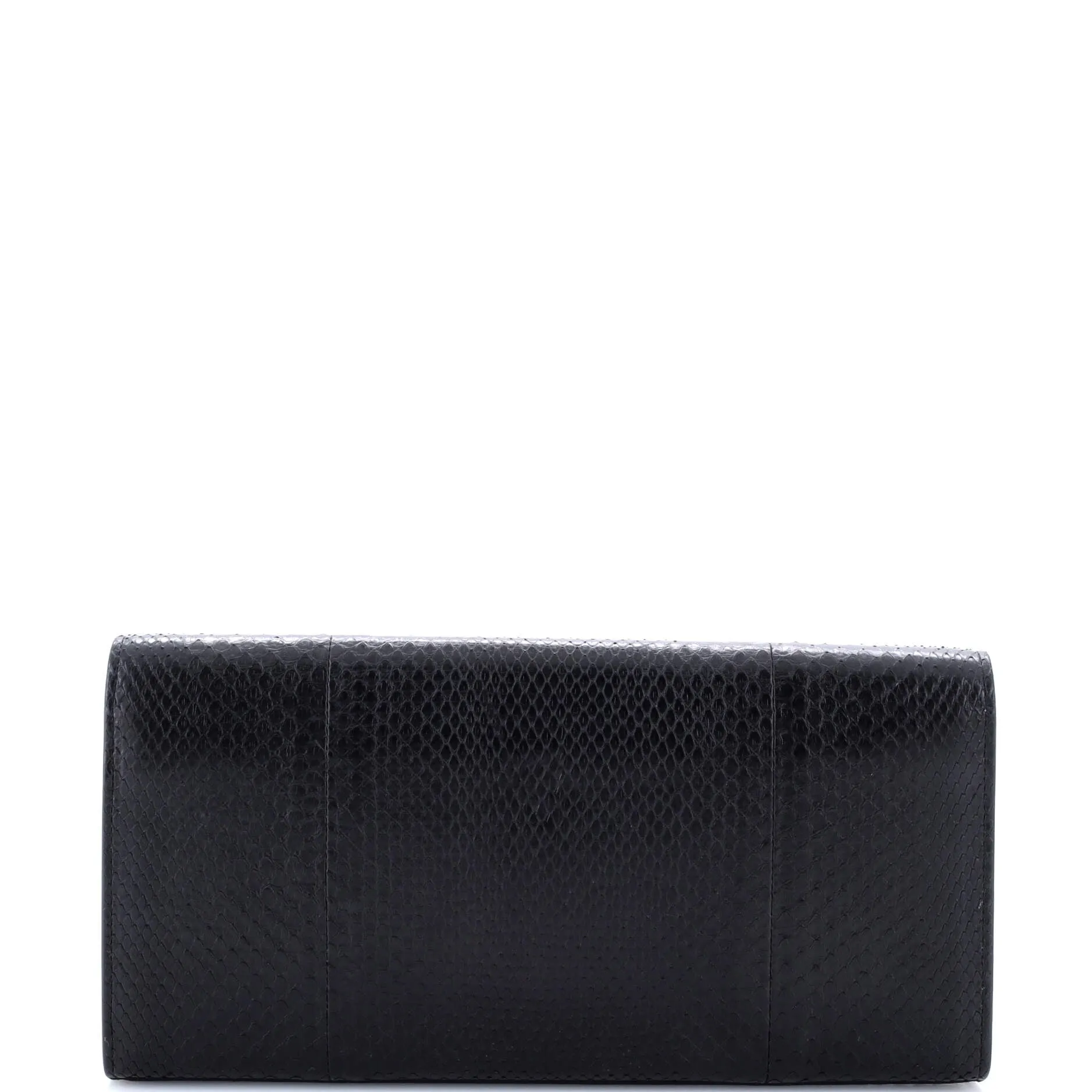 Classic Monogram Tassel Clutch Python Long