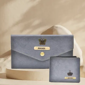 Classy Minimal Clutch   Classy Men's Wallet | Couple Gifts - Grey