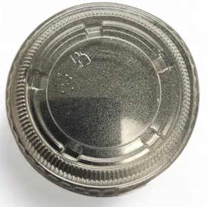 CLEAR PLASTIC SOUFFLE LIDS FOR 3.25-4OZ- 2500CT
