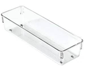 Collection Linus - Organisateur en plastique transparent 3" x 9" x 2"