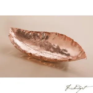 Copper Magnolia Leaf Bowl