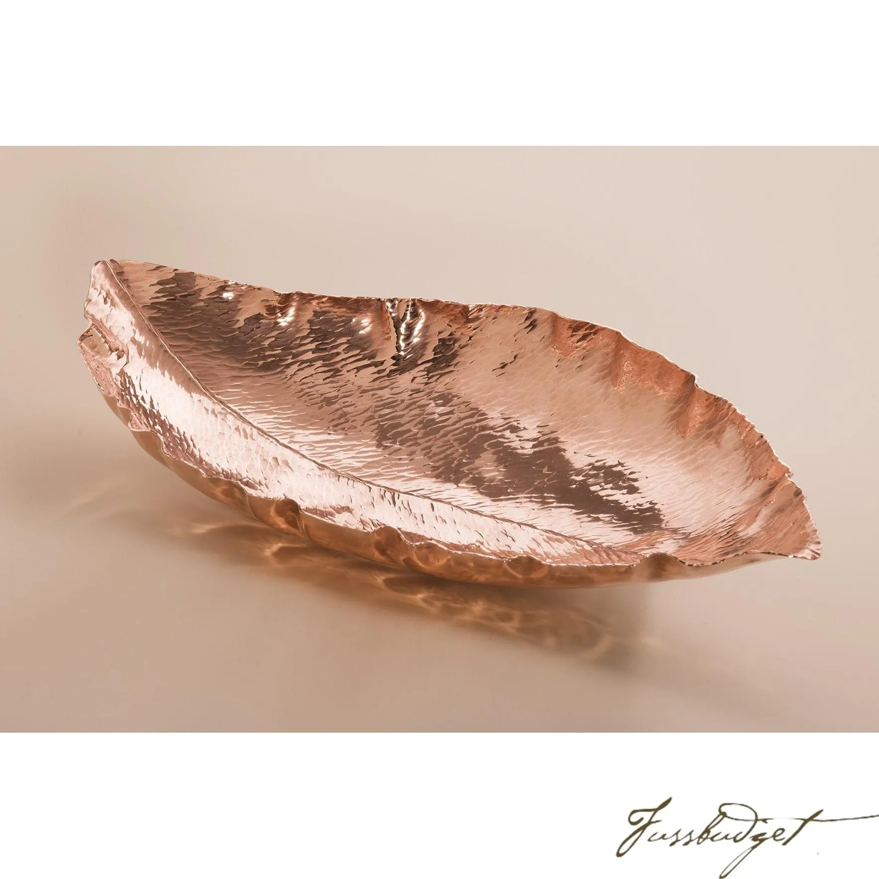 Copper Magnolia Leaf Bowl