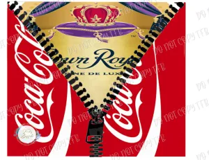 Crown & Coke 20oz Skinny Tumbler Sub Print or Digital