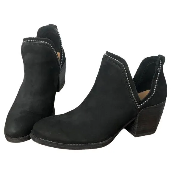 Crown Vintage Women's Black suede Boots 7