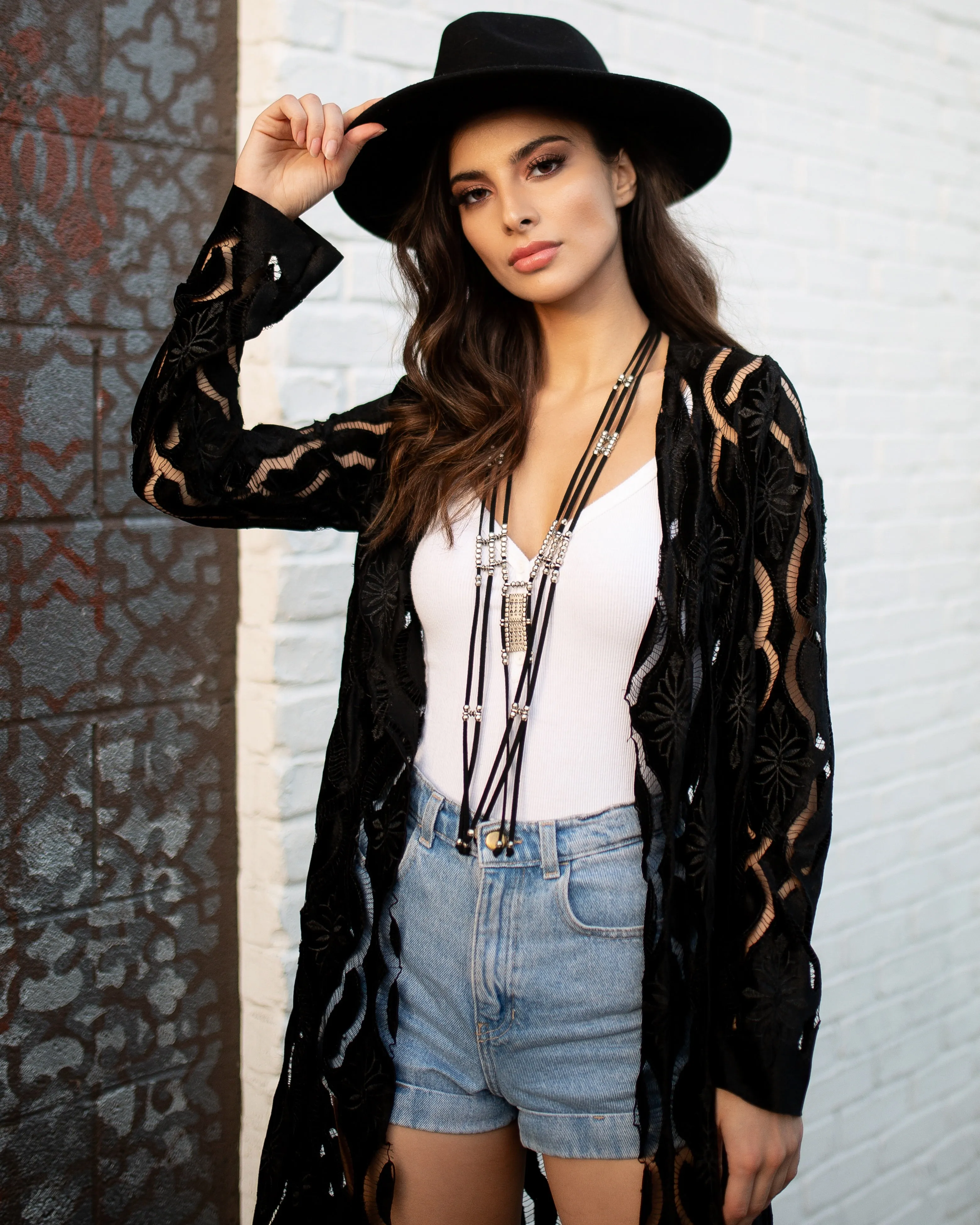Crushing On You Velvet Duster