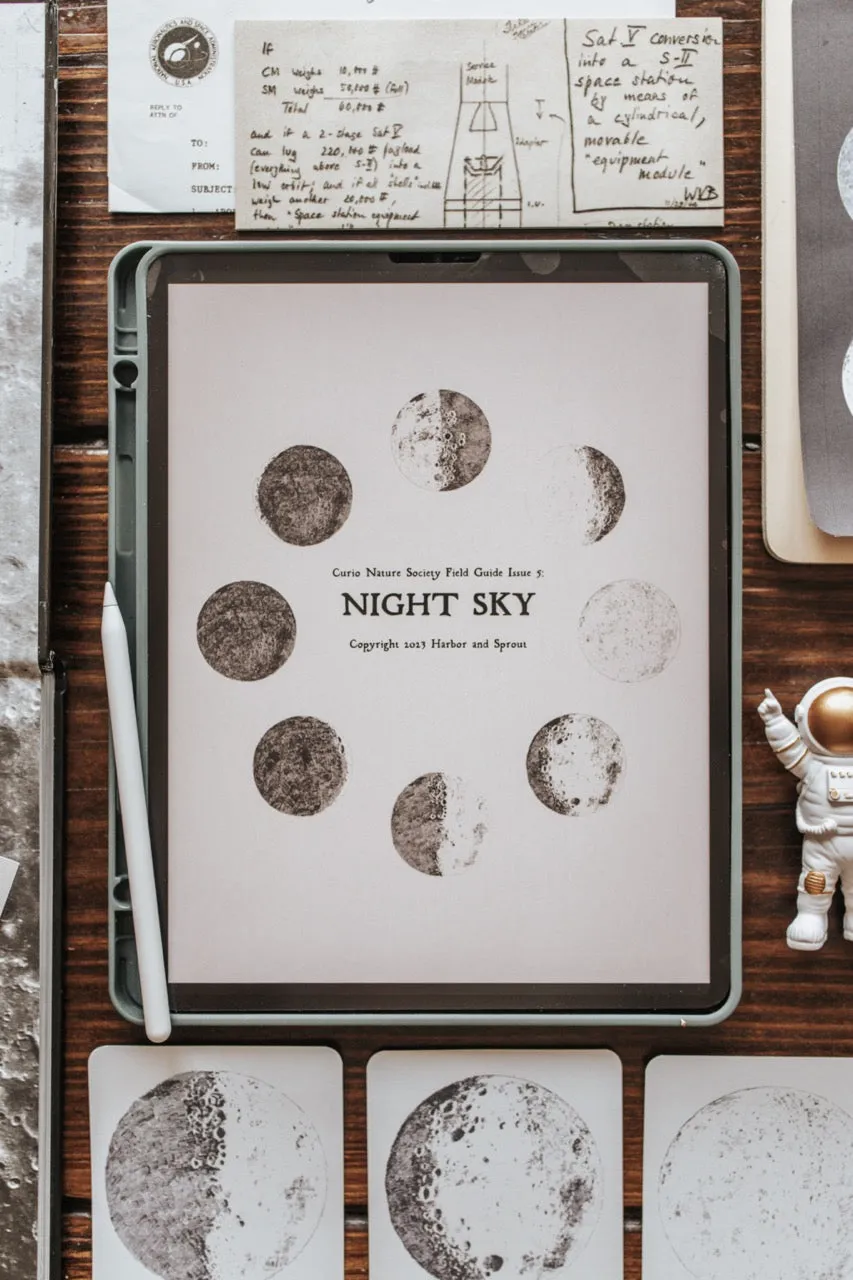 Curio Nature Society Field Guide Issue 5- NIGHT SKY