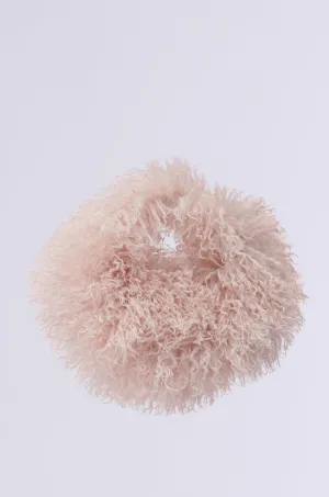 CURLY Q FAUX FUR PURSE