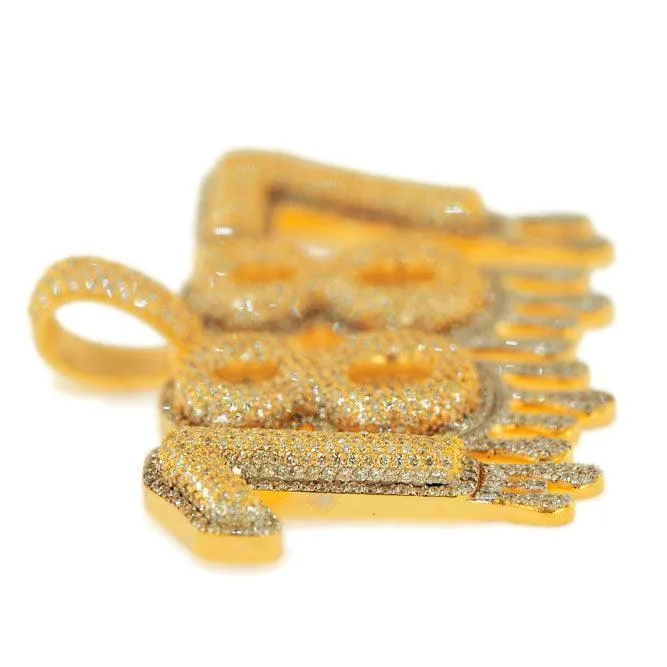 CUSTOM DIAMOND BUBBLE 1887 PENDANT