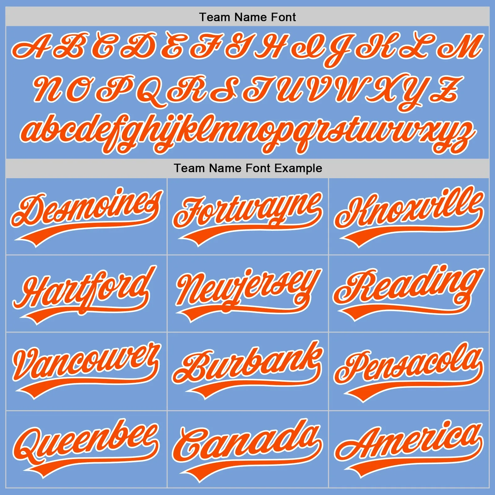 Custom Light Blue White Pinstripe Orange Authentic Baseball Jersey