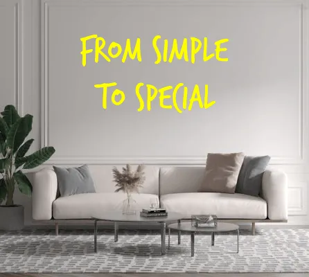 Custom text: From Simple
 To Special