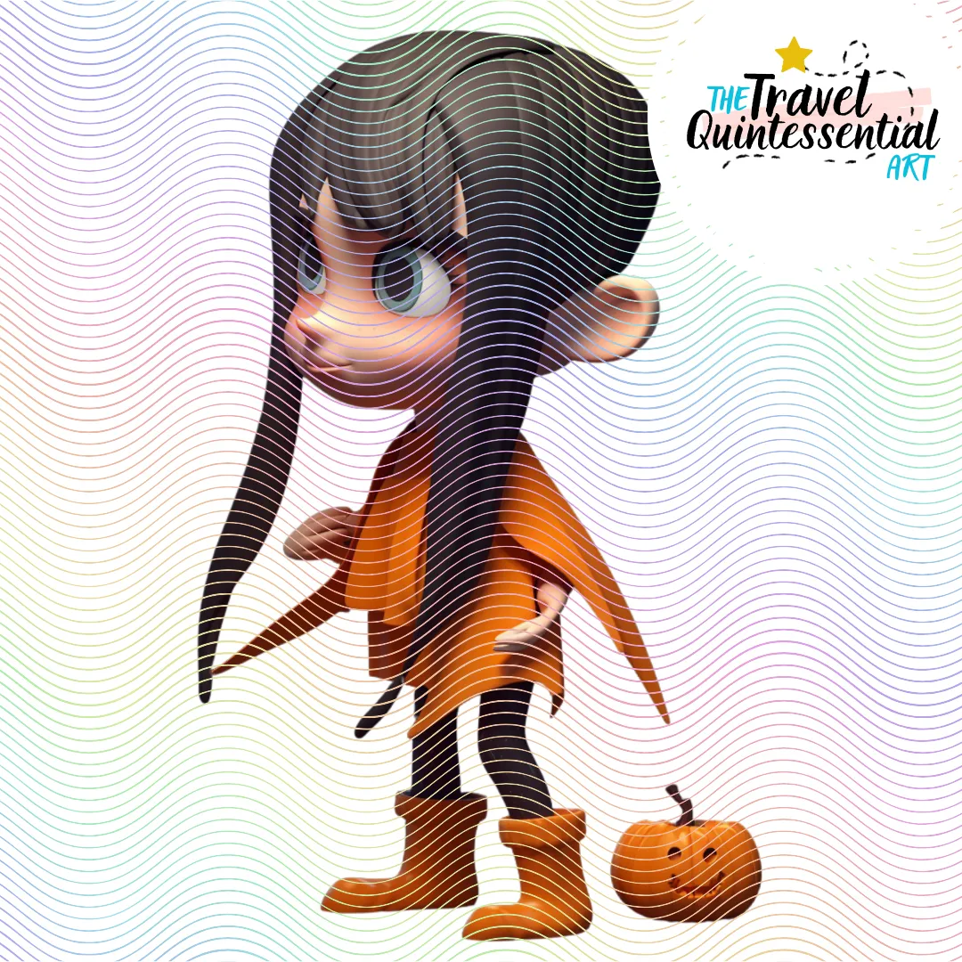 Cute Halloween Kids - Digital Art SETKID002