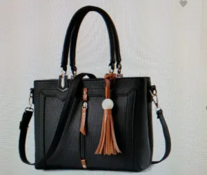 Cute Shoulder Long Single Tassel Handbag Tote